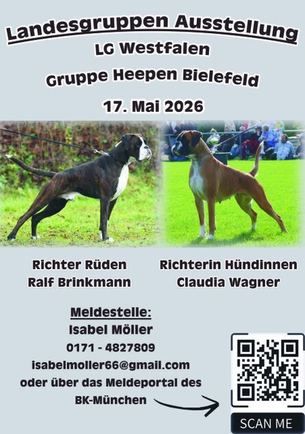 Landesgruppenausstellung der LG XII Westfalen in der Gruppe Heepen-Bielefeld - KLICK auf das Bild um zur Anmeldung zu gelangen ! Landesgruppenausstellung der LG XII Westfalen in der Gruppe Heepen-Bielefeld - KLICK auf das Bild um zur Anmeldung zu gelangen !